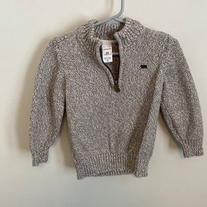 Carters 2T beige sweater
